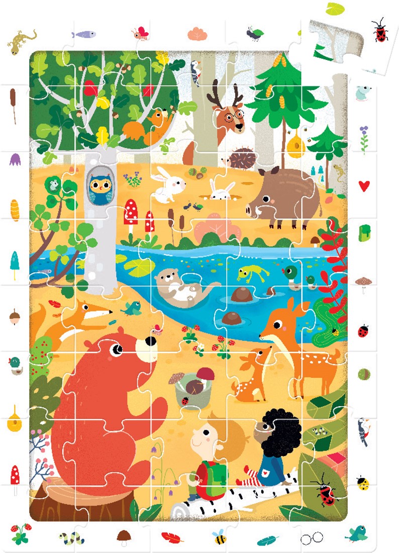 Banana Panda Banana Panda Observation Puzzle - FOREST