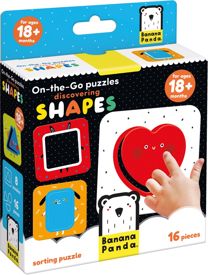 Banana Panda Banana Panda On-the-Go Puzzles - Discovering SHAPES