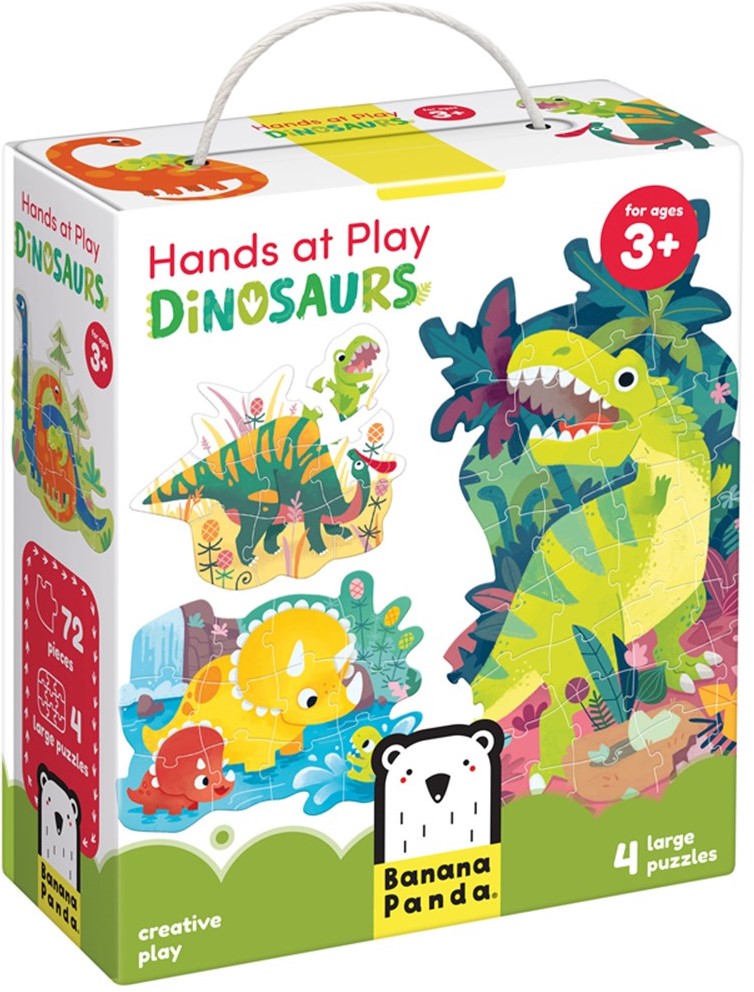 Banana Panda Banana Panda Hands at Play - DINOSAURS