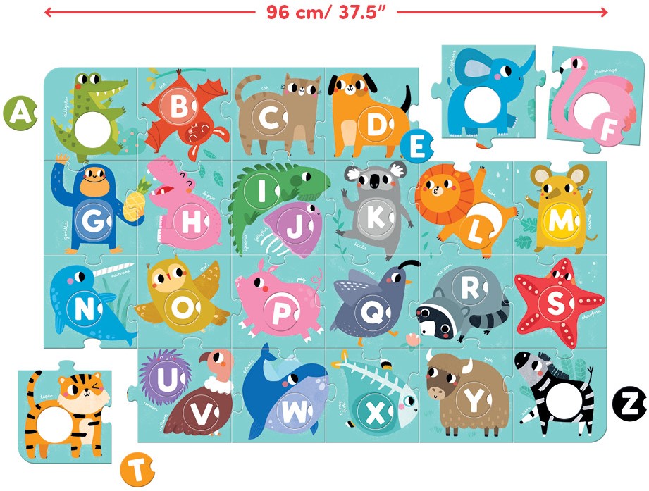 Banana Panda Banana Panda SUUUPER SIZE Puzzles - Alphabet Match