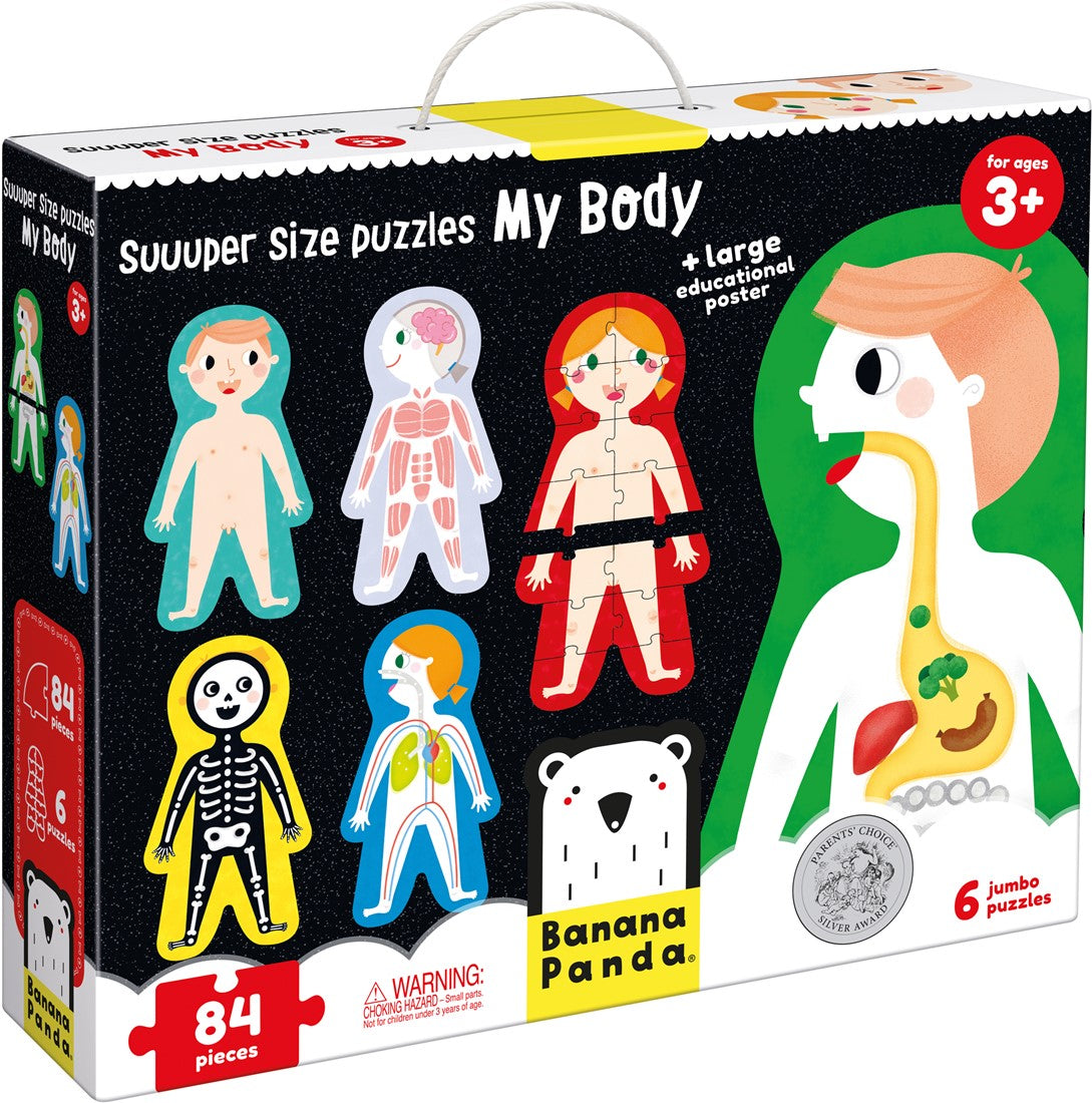 Banana Panda Banana Panda SUUUPER SIZE Puzzles - My Body