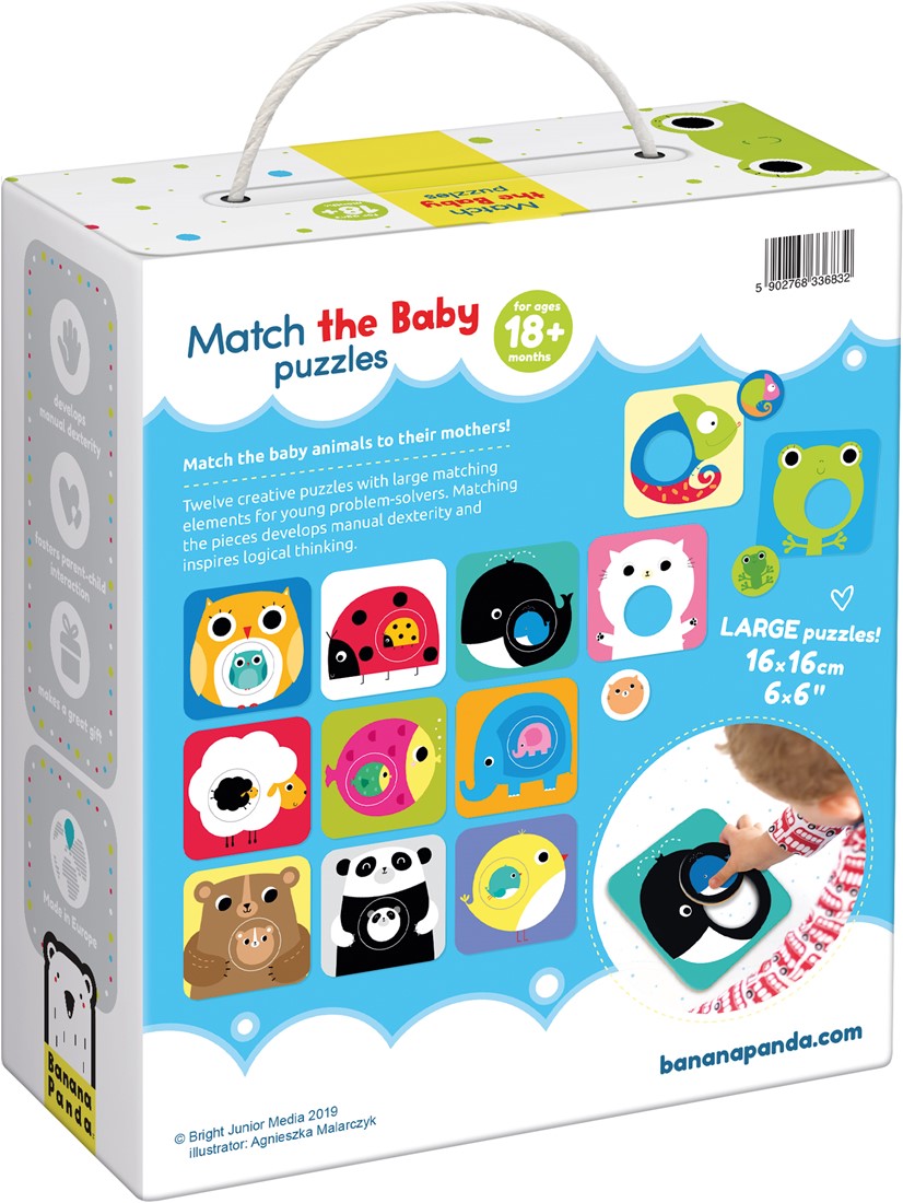 Banana Panda Banana Panda Match the Baby Puzzles