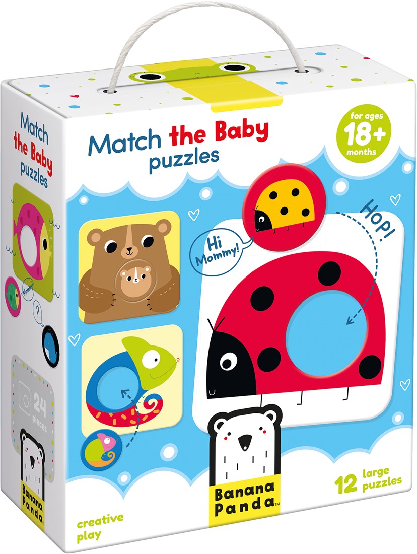 Banana Panda Banana Panda Match the Baby Puzzles