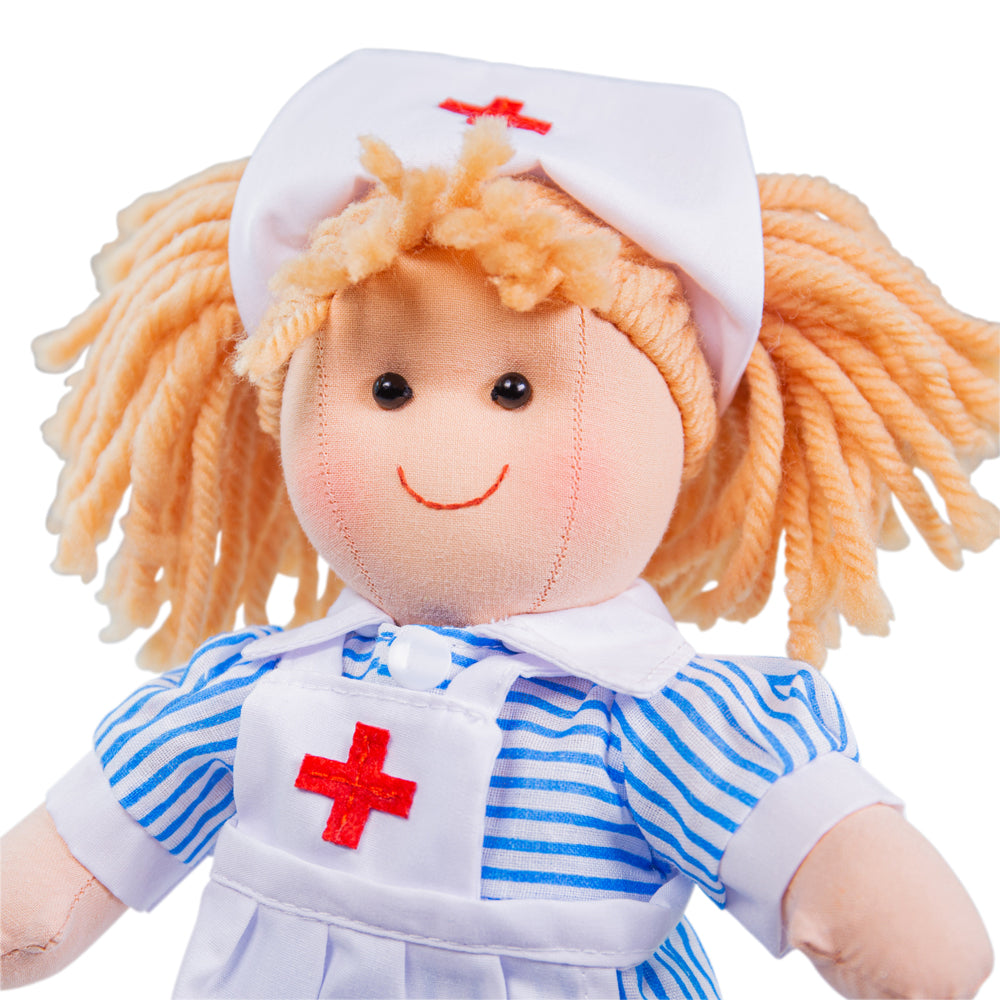 Bigjigs Toys Bigjigs Toys Kleine Puppe - Nurse Nancy