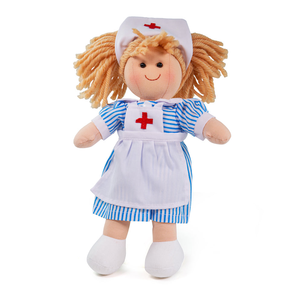 Bigjigs Toys Bigjigs Toys Kleine Puppe - Nurse Nancy