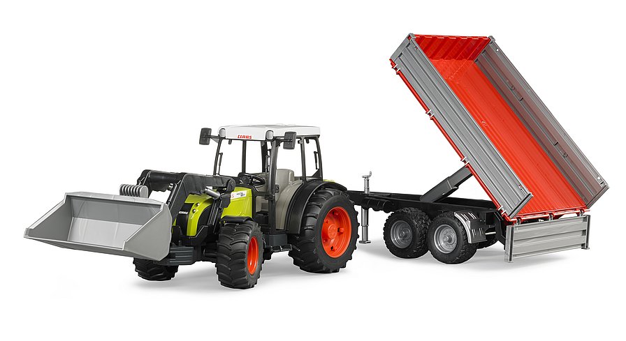 bruder bruder CLAAS Nectis 267 F mit Kippanhänger