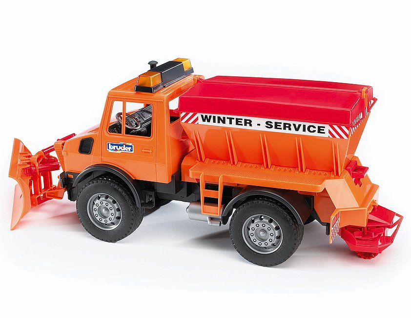 bruder bruder MB-Unimog Winterdienst mit Schneepflug