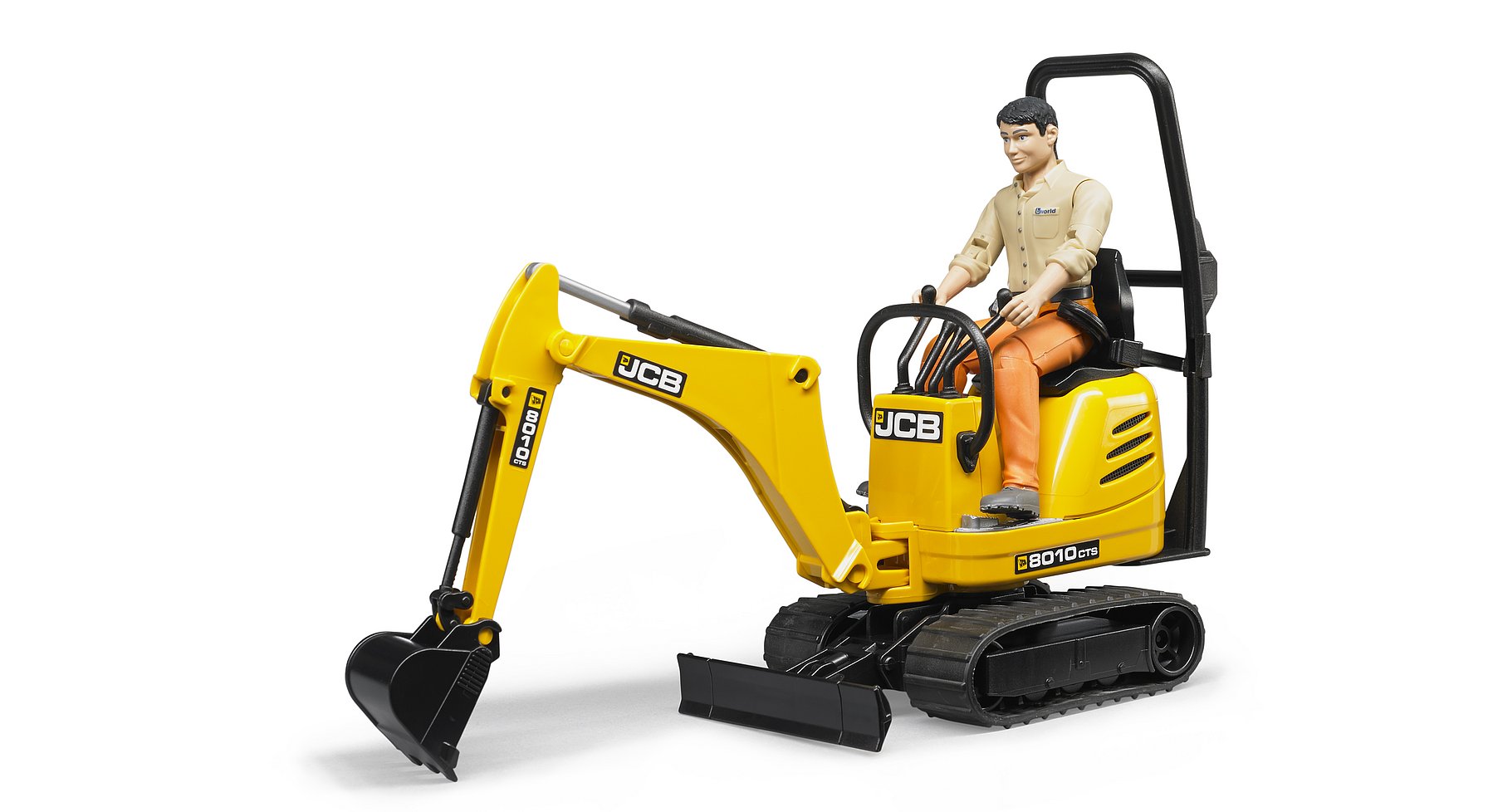 bruder bruder JCB 8010 CTS Mikrobagger mit Fahrer