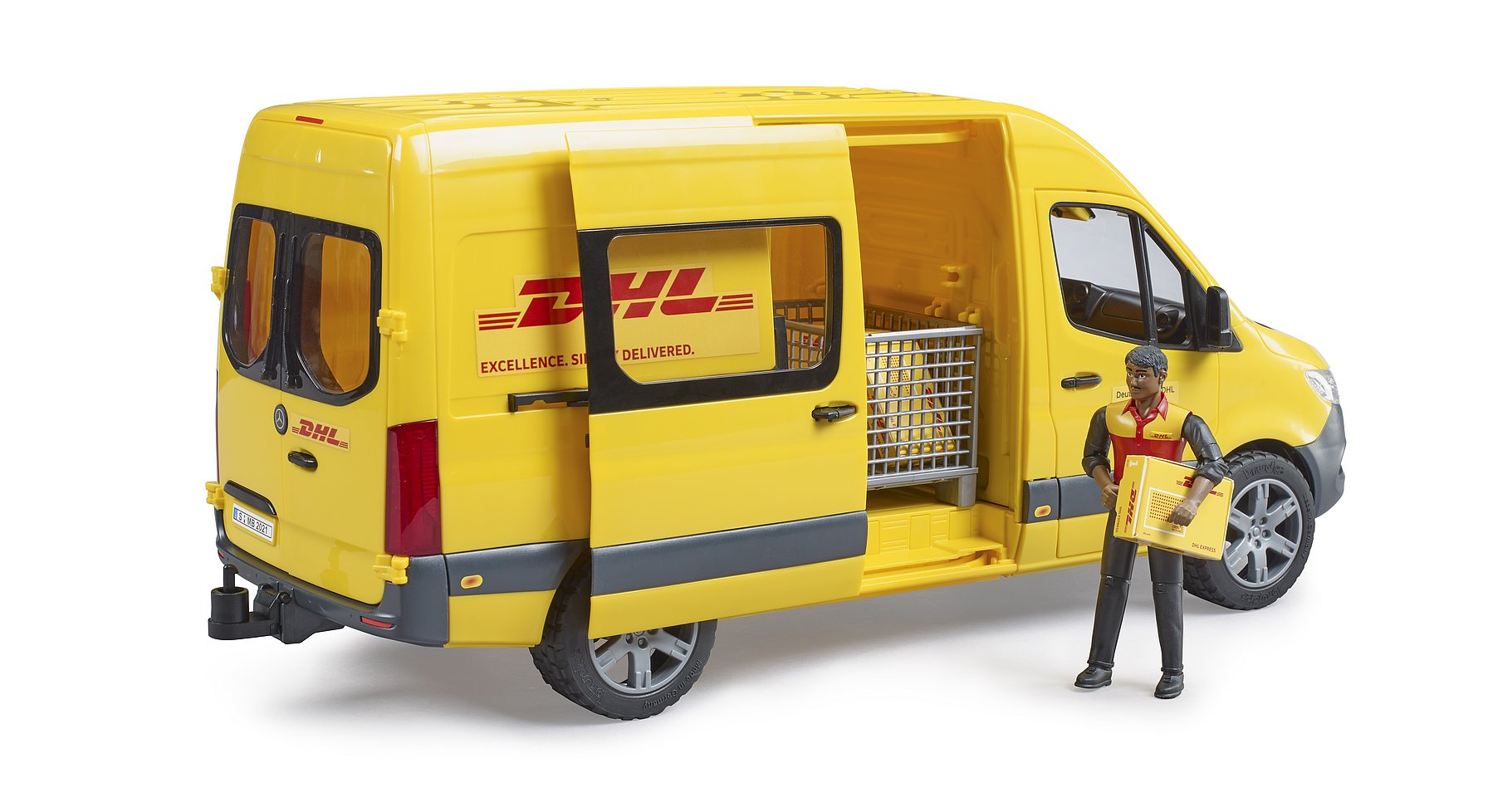 bruder bruder MB Sprinter DHL mit Fahrer