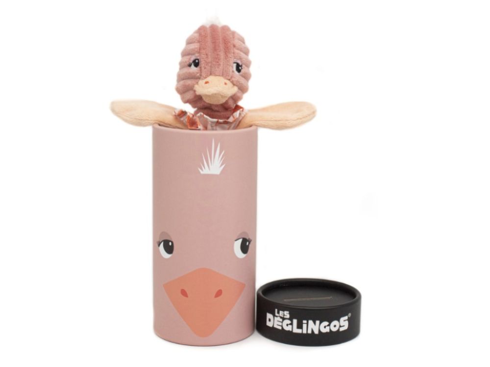 ELIS DESIGN Les Déglingos Kleines Plüschtier in Geschenkbox - Assortierte Tierdesigns