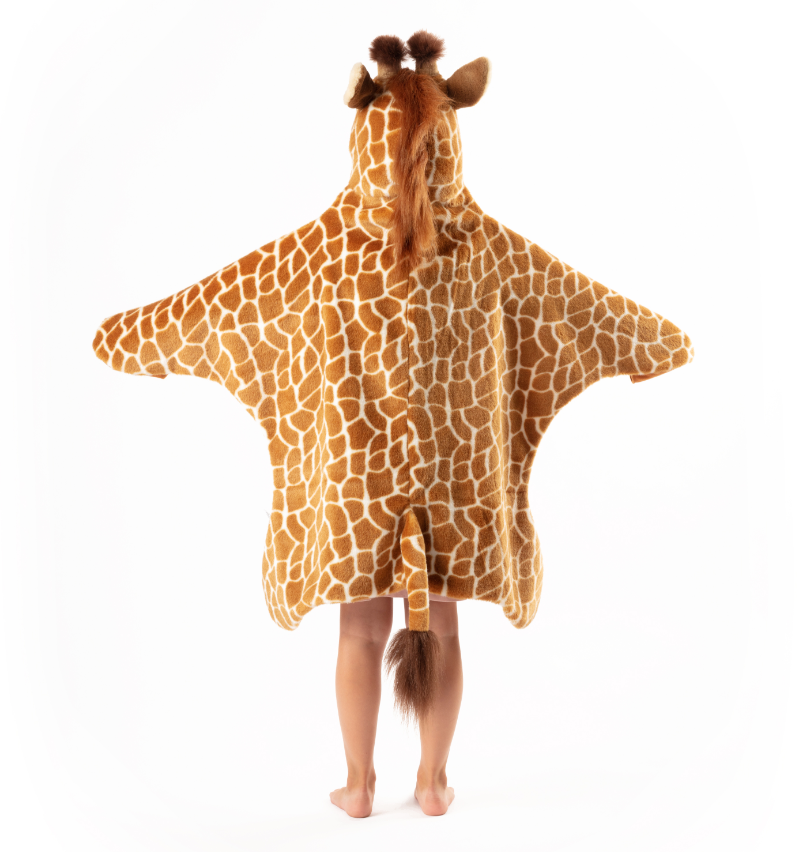 WILD&SOFT Königliches Giraffen-Kostüm aus Kunstpelz: Träume dich in die Welt wilder Tiere! 🦒