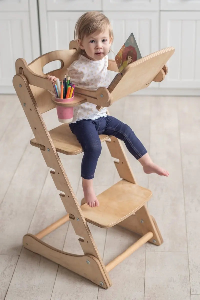 goodevas Das ultimative Küchenabenteuer für Kinder: Der magische Mitwachsender Stuhl (Montessori-Turm) - Beige! 🌟