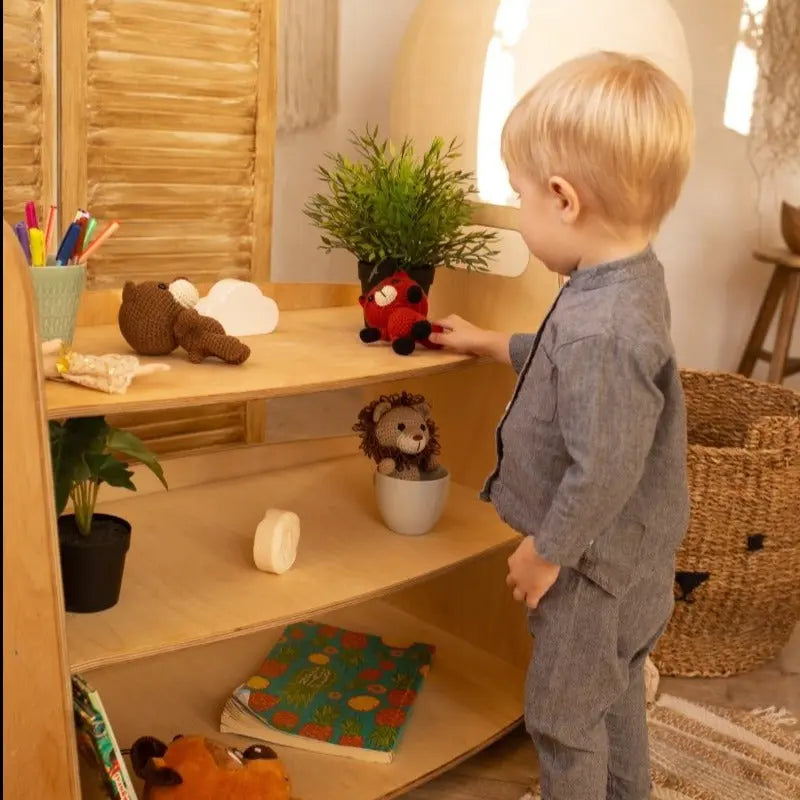 goodevas Das Wunderregal der Spiellust: Kinderleichte Ordnung mit dem Montessori-Zauberschrank! 🌟