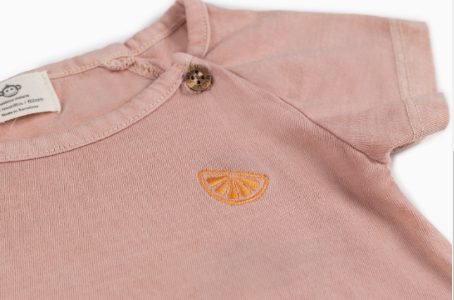 Micu Micu Orange-rosa T-Shirt