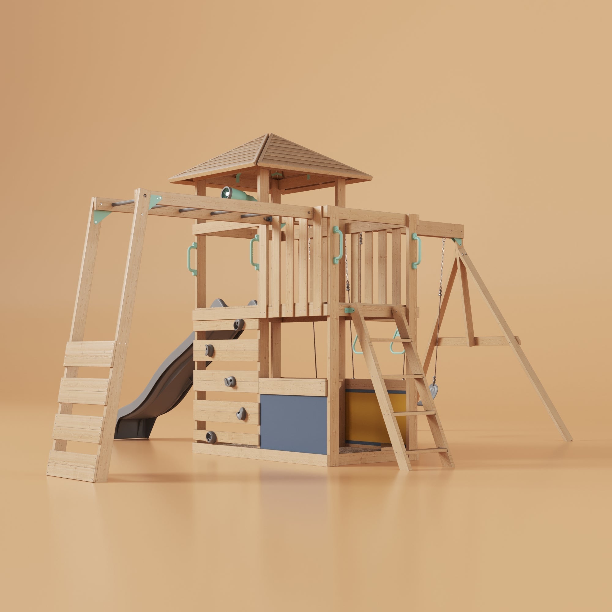 Petit Seal Skyline Monkey Tower Spielturm Generation 2: Spielvergnügen dein Garten wird zum Abenteuerspielplatz