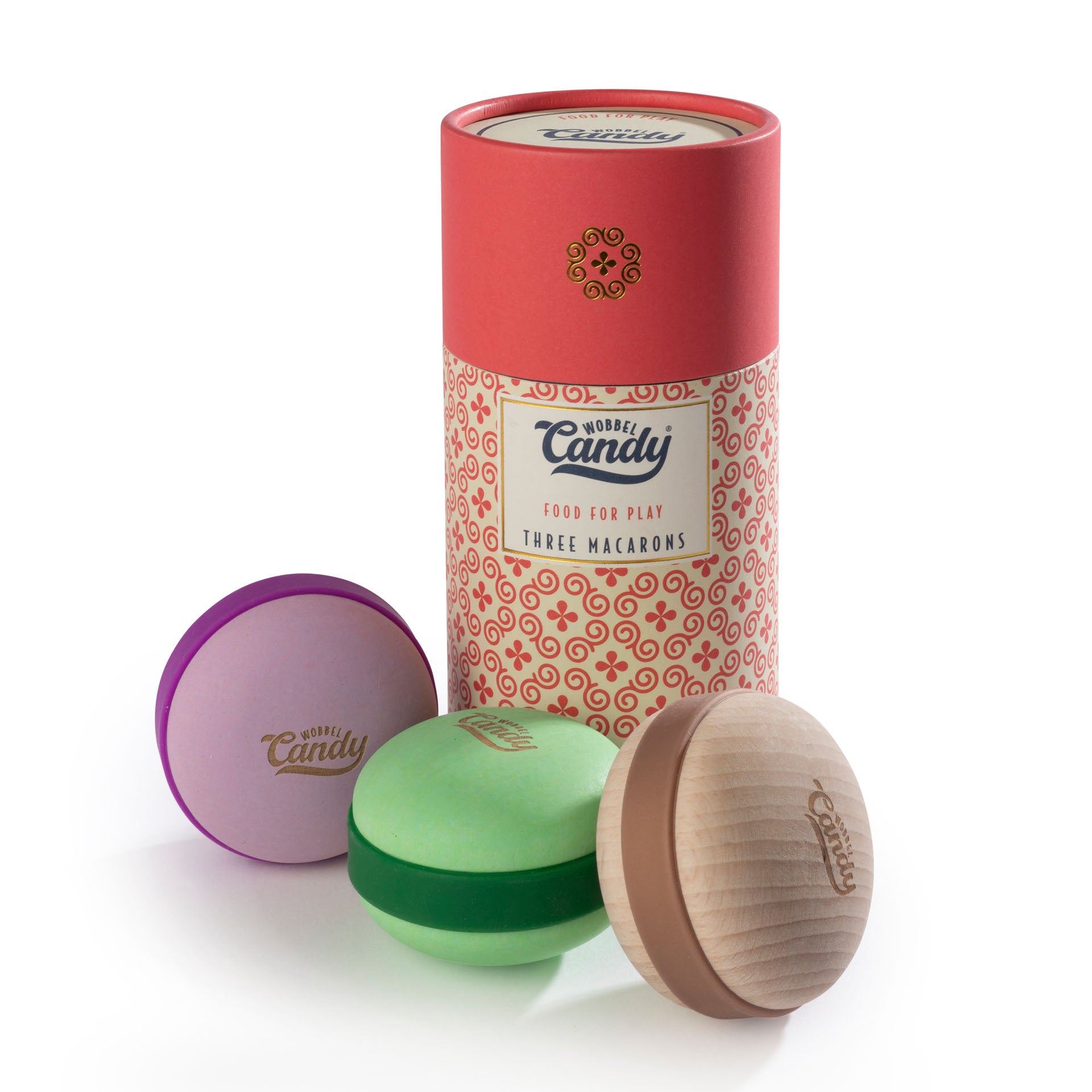 Wobbel Wobbel Candy Macarons Holzspielzeug