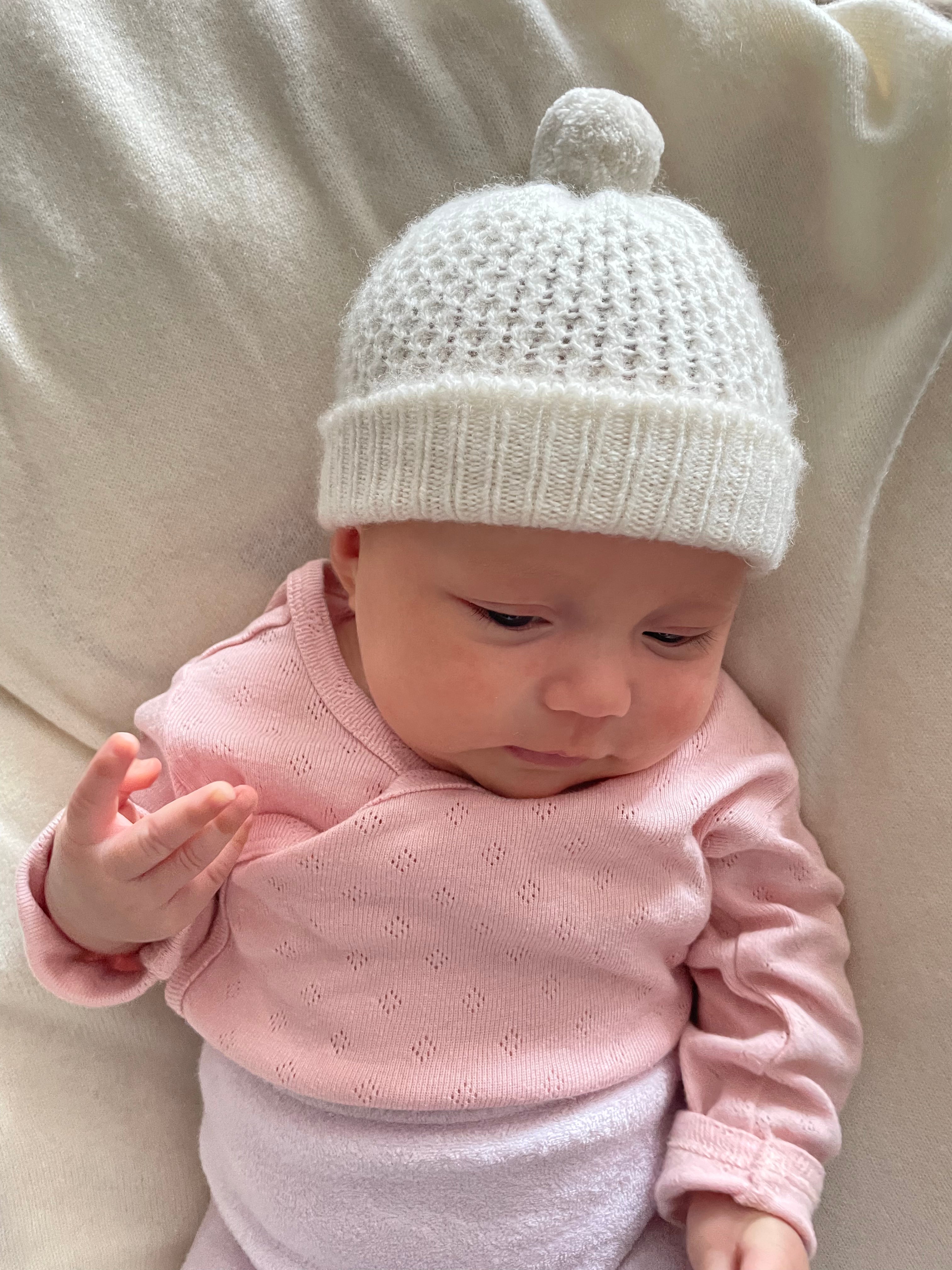 Bonnet pour bébé en tricot de cachemire | Chapeaux pour bébés et enfants |  FR