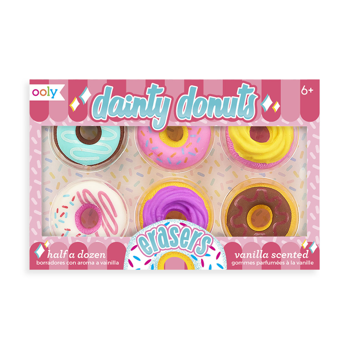 Ooly Ooly Verzaubern Sie Ihre Fehler mit diesen duftenden Dainty Donuts Radiergummis 🍩💖 Versüßen Sie Ihren Alltag mit unwiderstehlichem Charme!