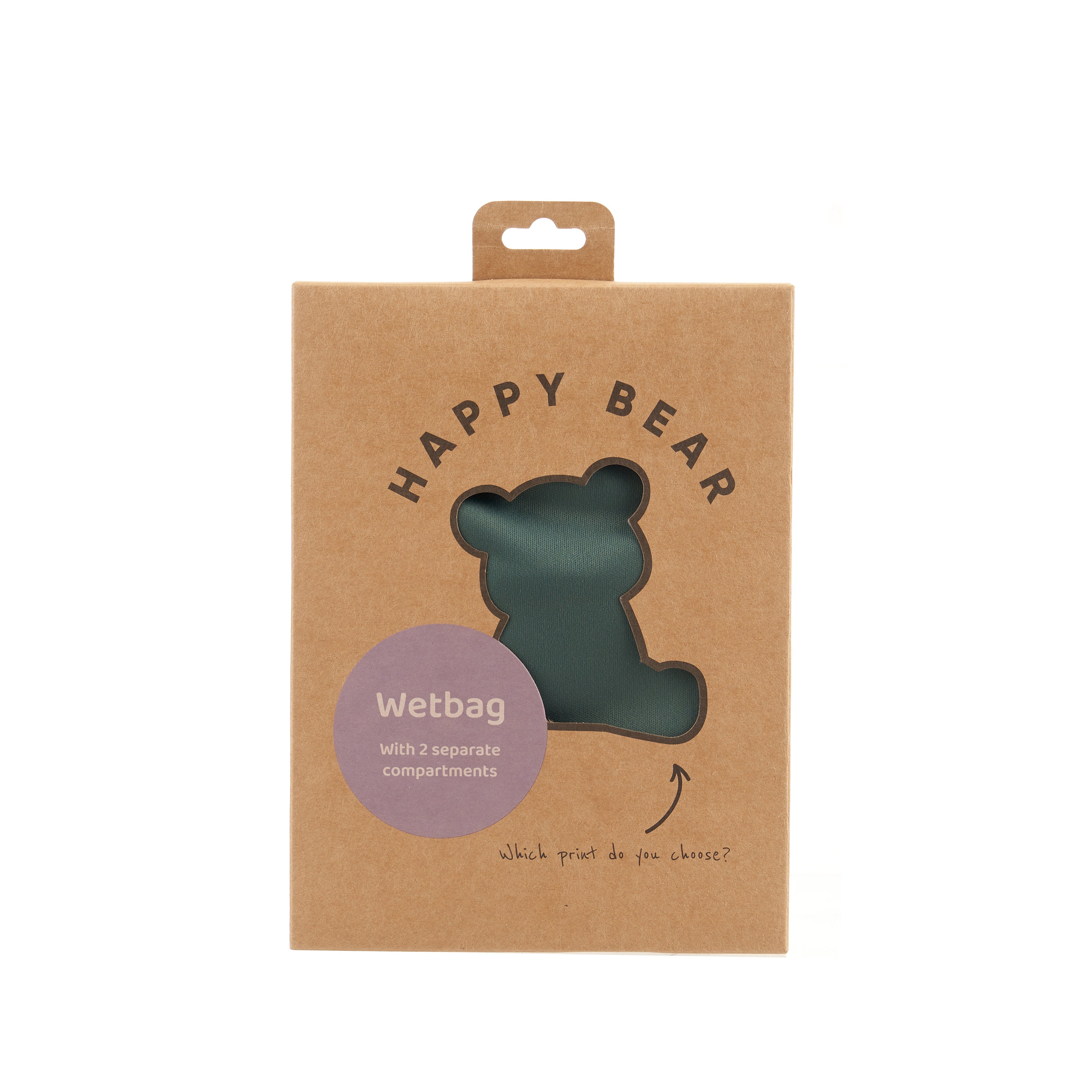 HappyBear Wetbag | Olive - praktische Aufbewahrungstasche für unterwegs