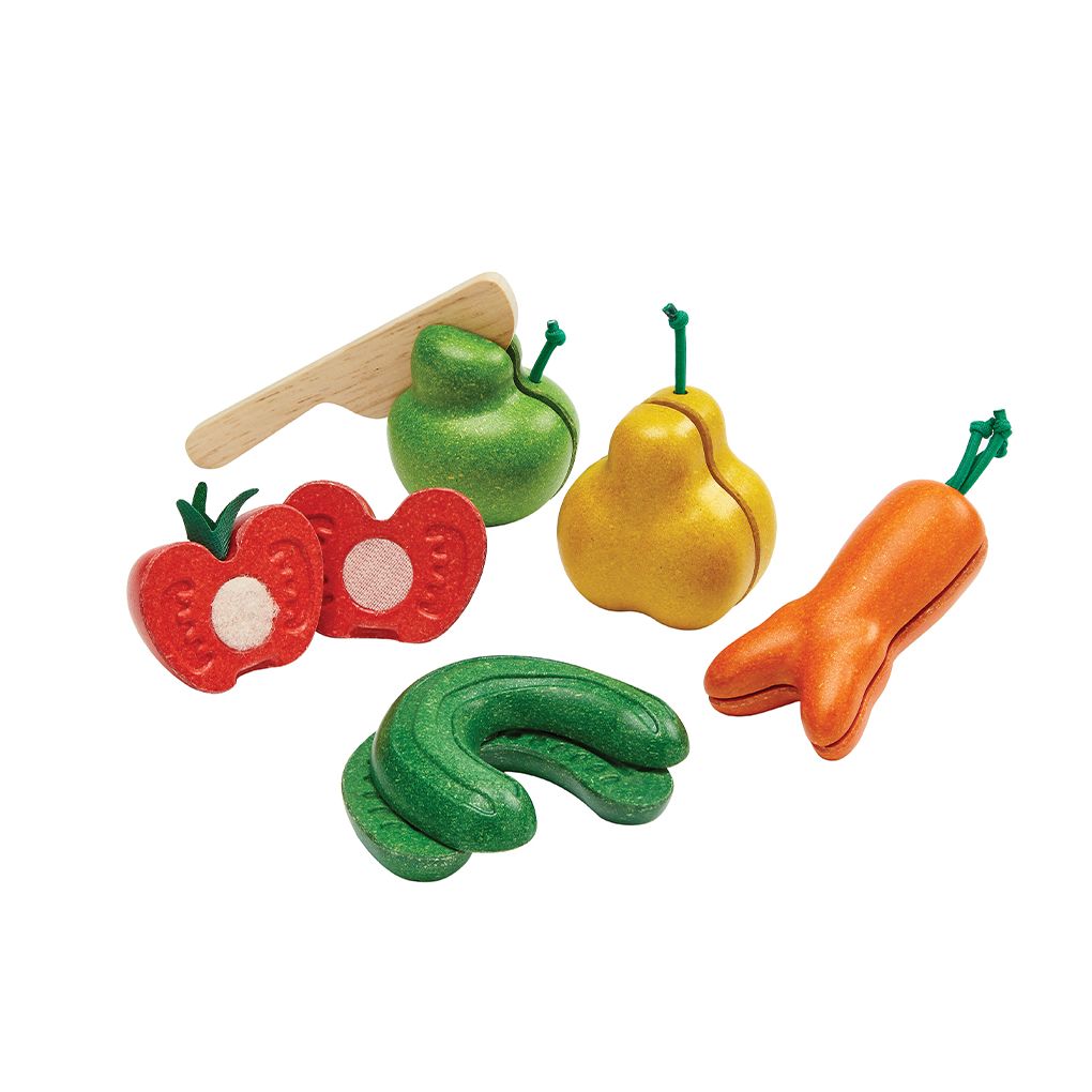 PlanToys Krummes Obst & Gemüse