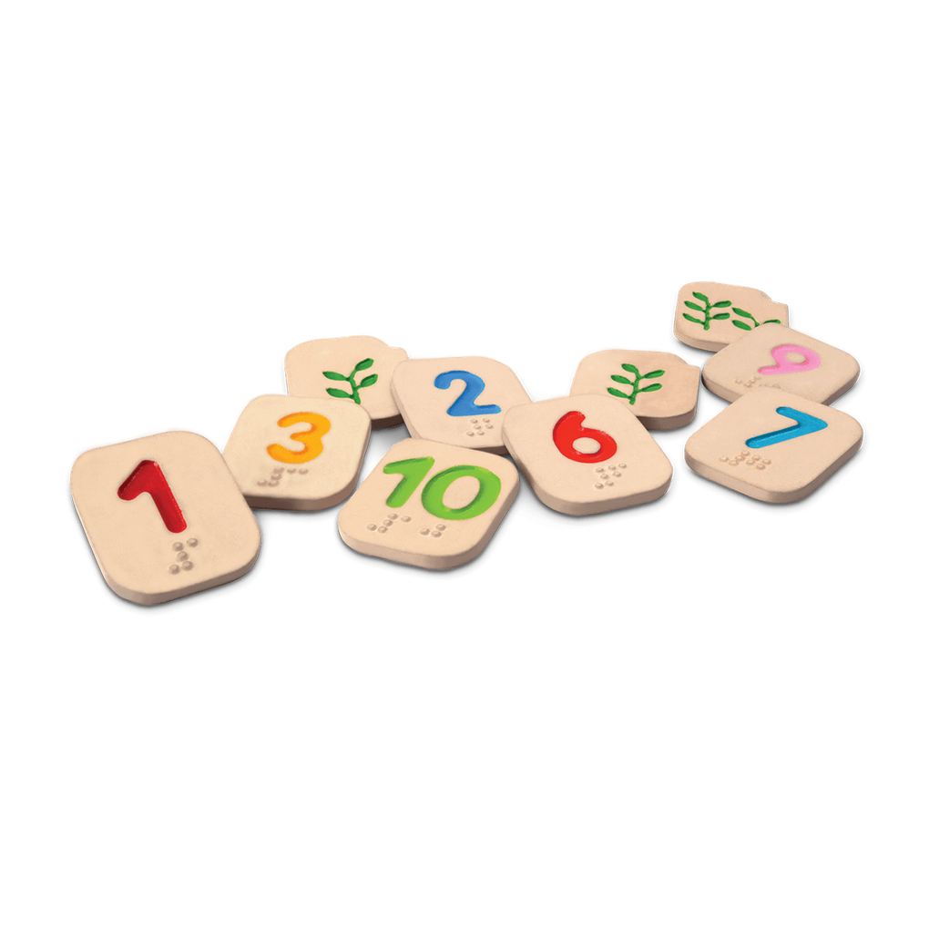 PlanToys Braille Zahlen 1-10