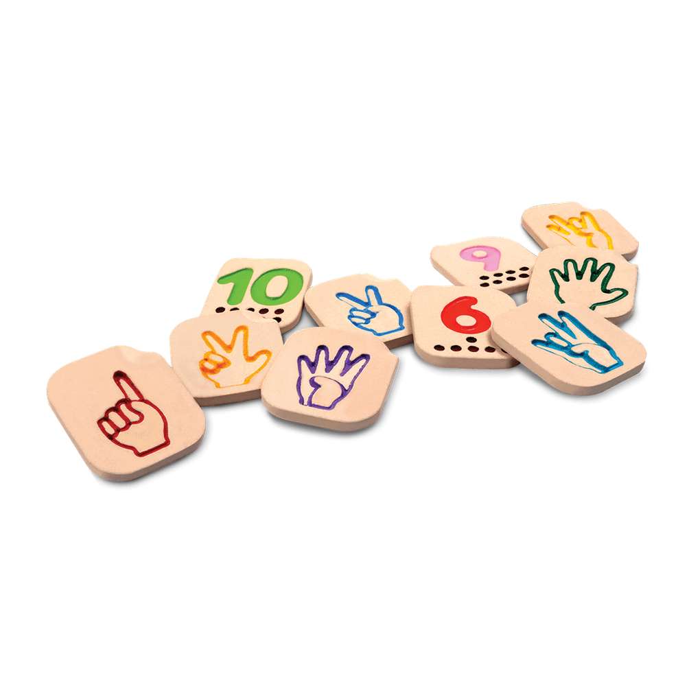 PlanToys Handzeichen Zahlen 1-10
