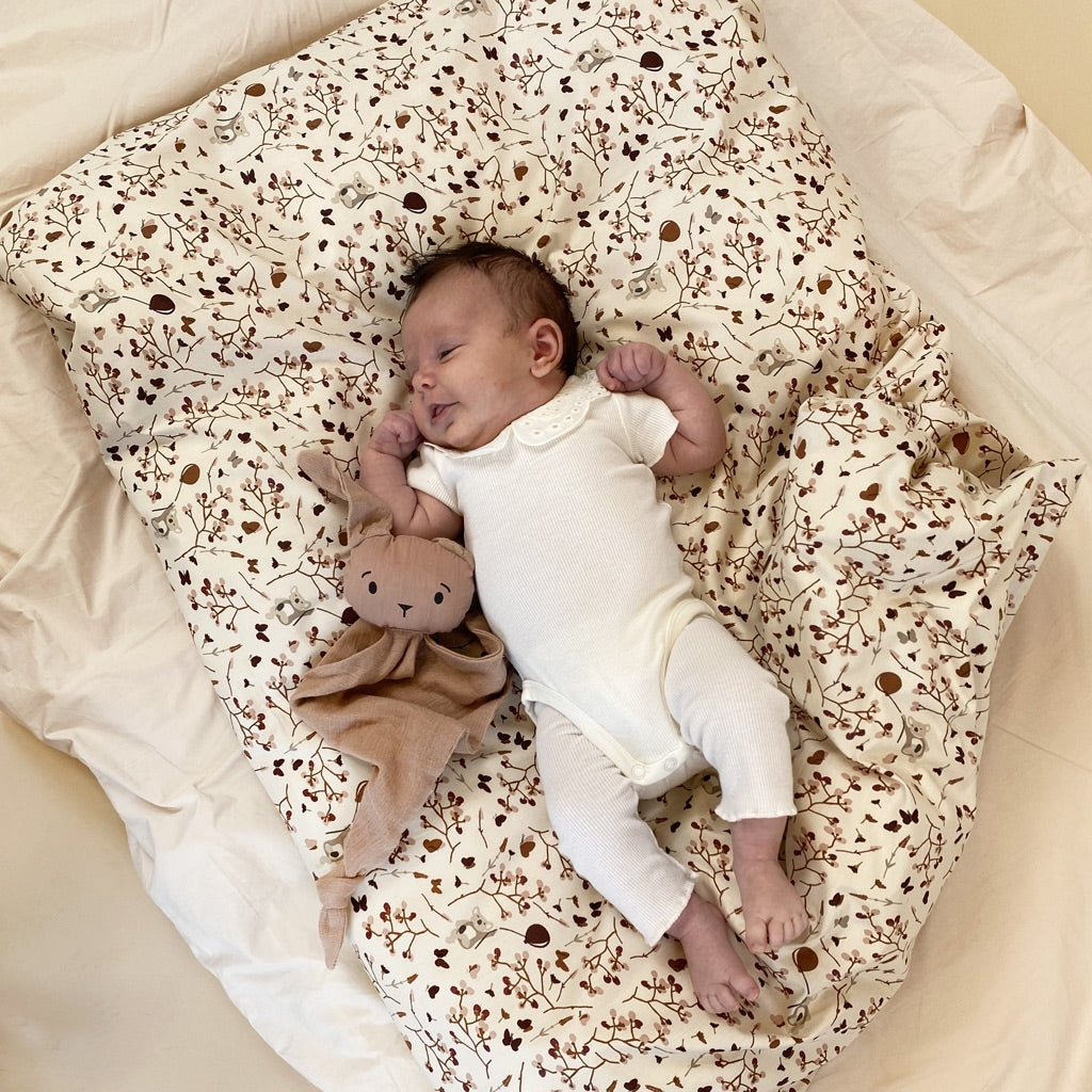 nuuroo Traumhaftes Bio-Bettwäsche-Set für Babys