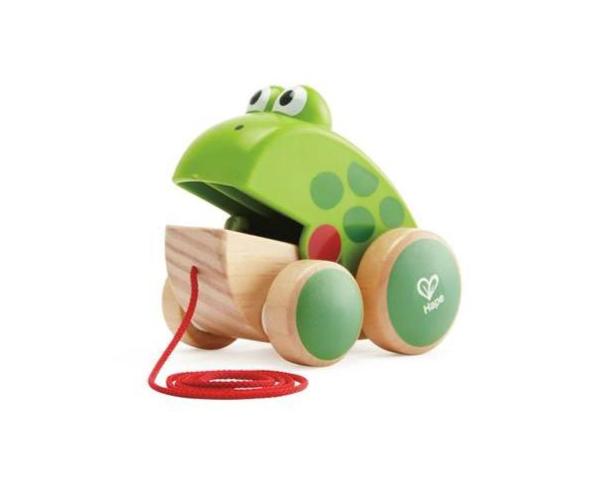 Hape Nachziehfrosch Fridolin