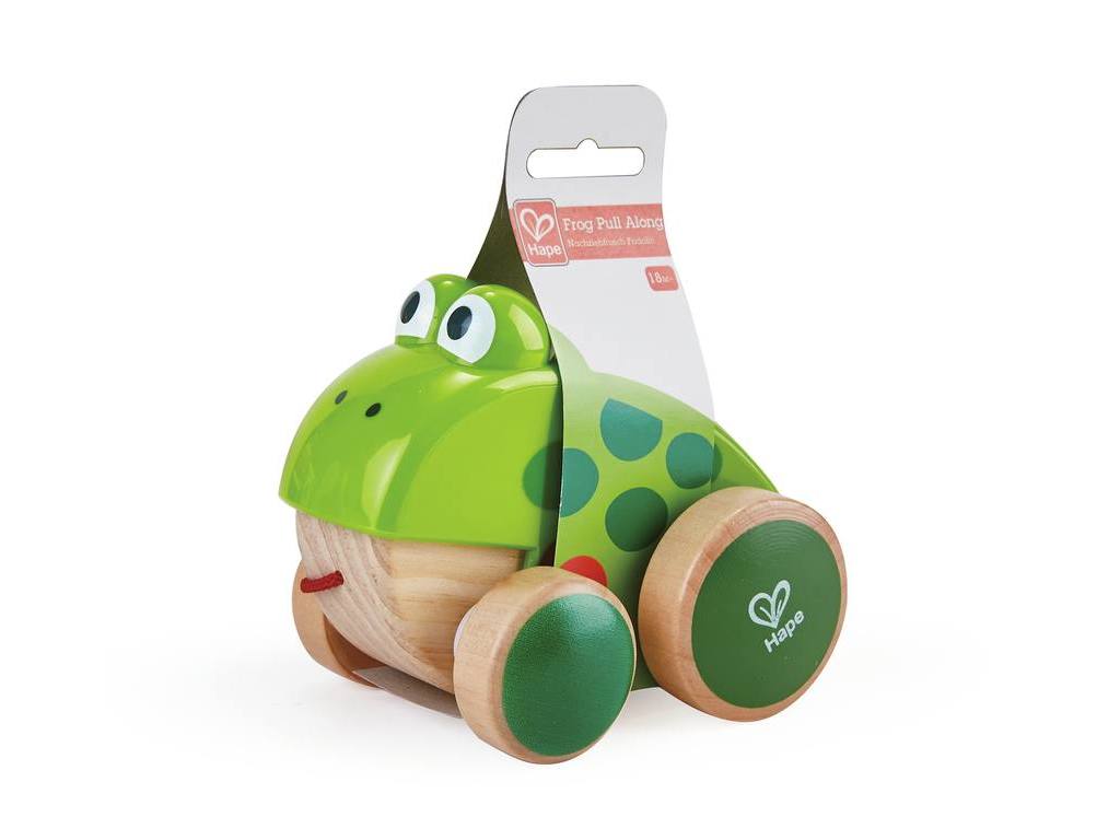 Hape Nachziehfrosch Fridolin