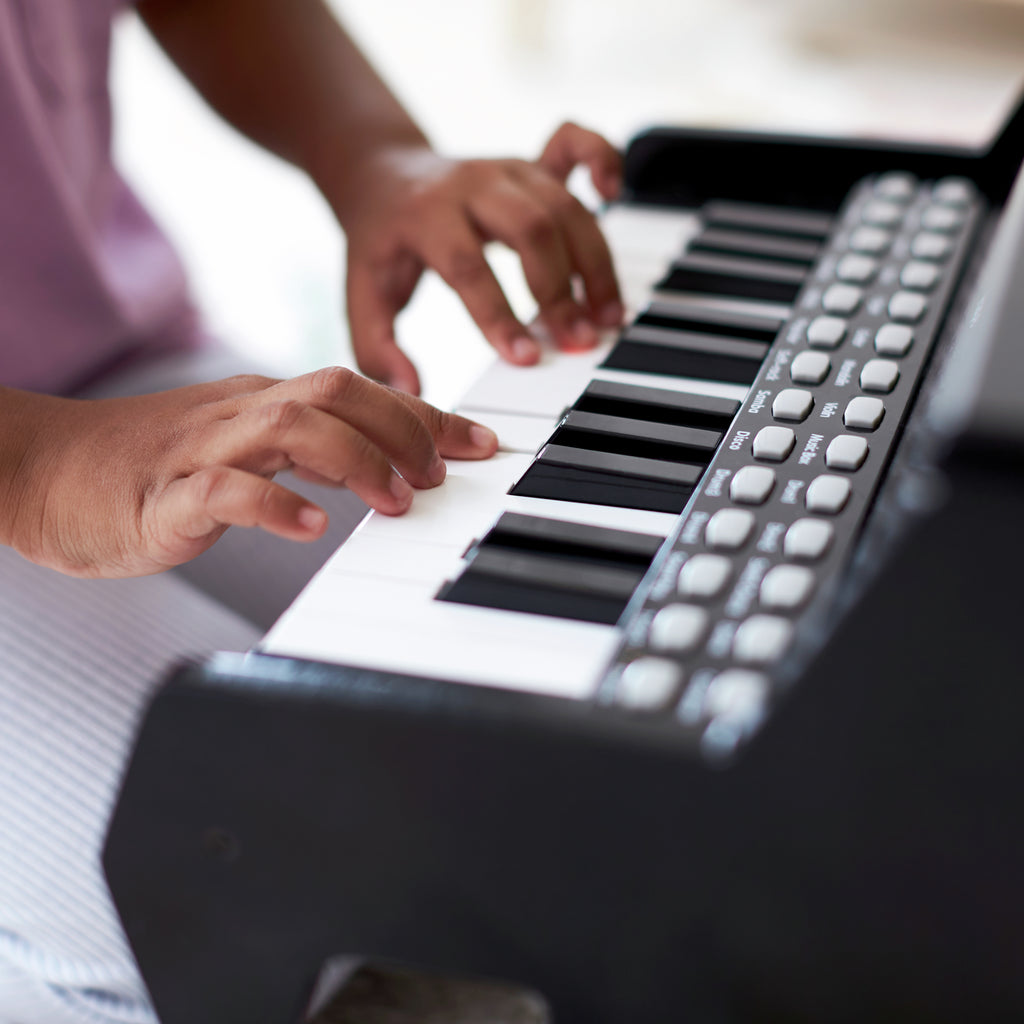 Hape Leuchttasten-Piano, schwarz