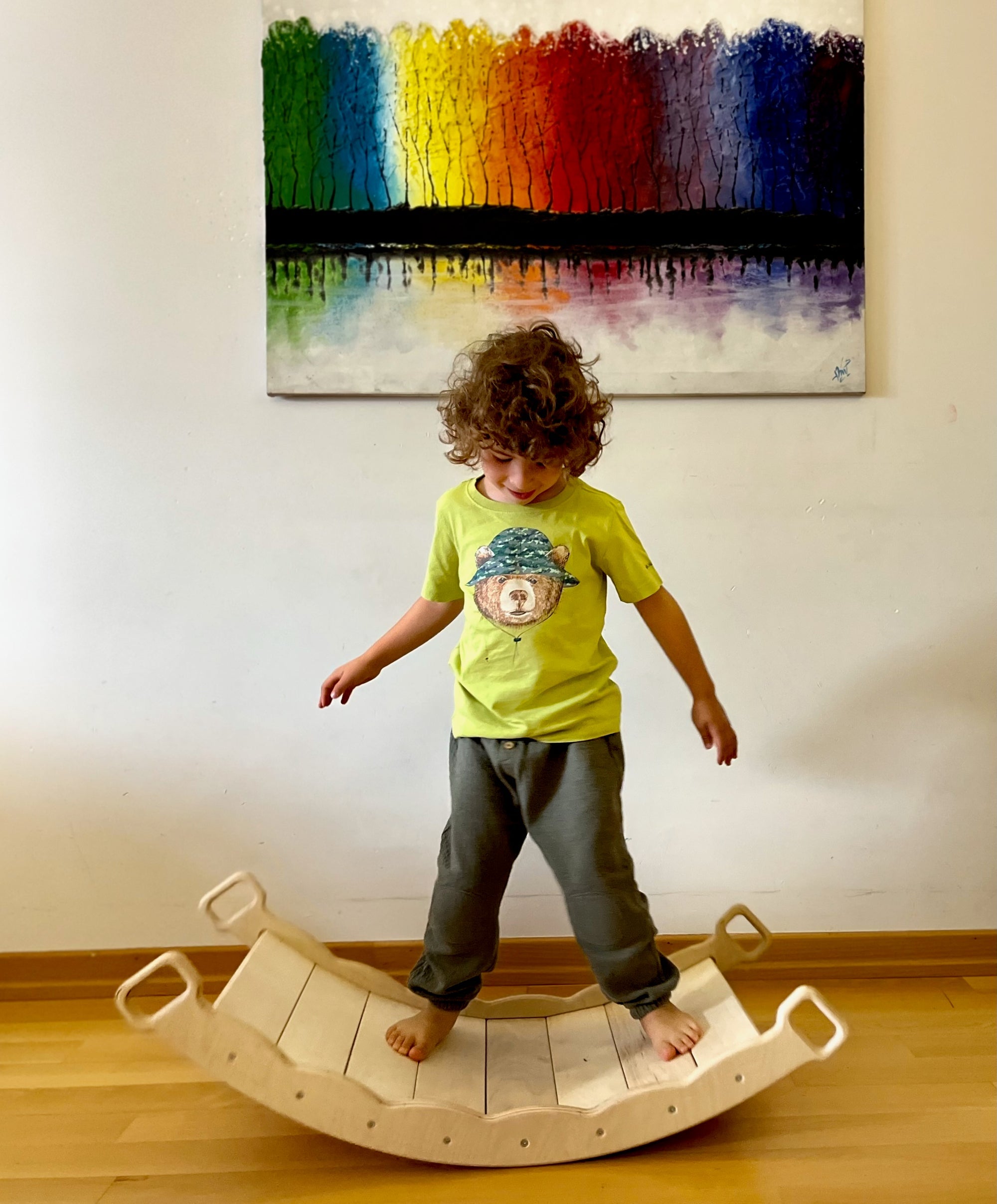 Planche d'équilibre multifonction enfant XL:motricité, endurance,  concentration !
