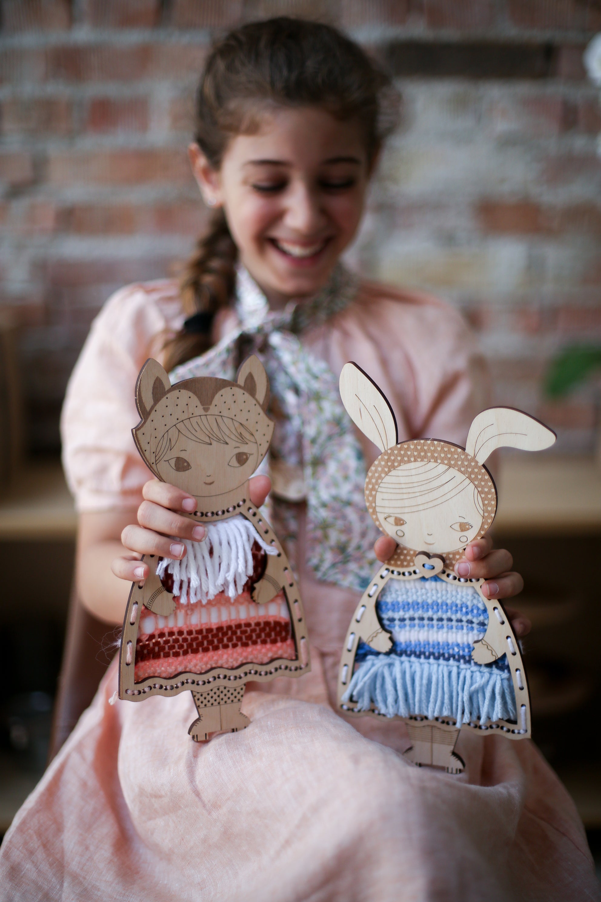 SOZO SOZO DIY Dress-Up Puppenwebset, Häschen
