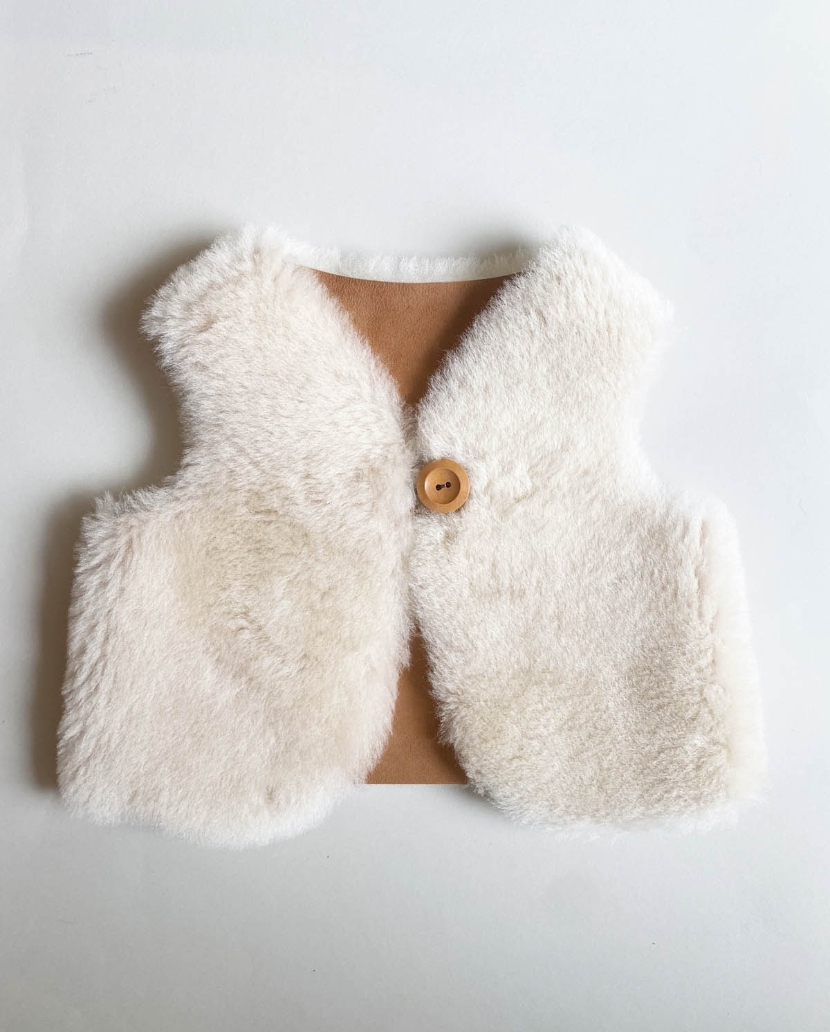 Gilet peau outlet de mouton bébé