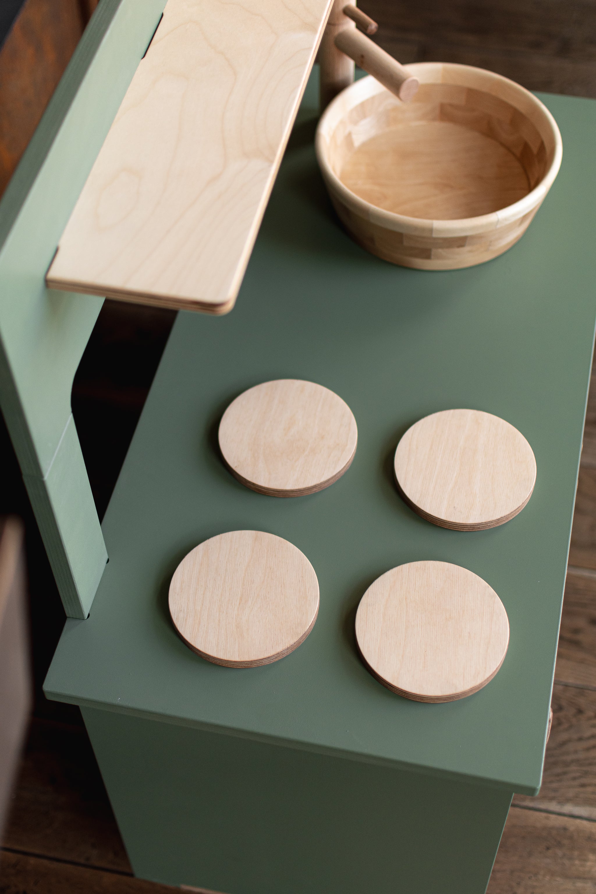 Midmini Kinderzimmer Möbel - Lilac Holz Küche Spielzeug für kleine Köche