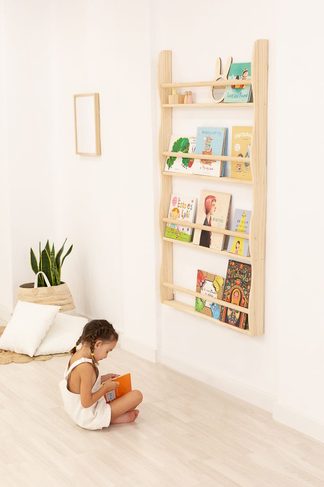 minipiu Librería infantil ondas: Kinderbücher in Wellenform für ein spielerisches Zuhause