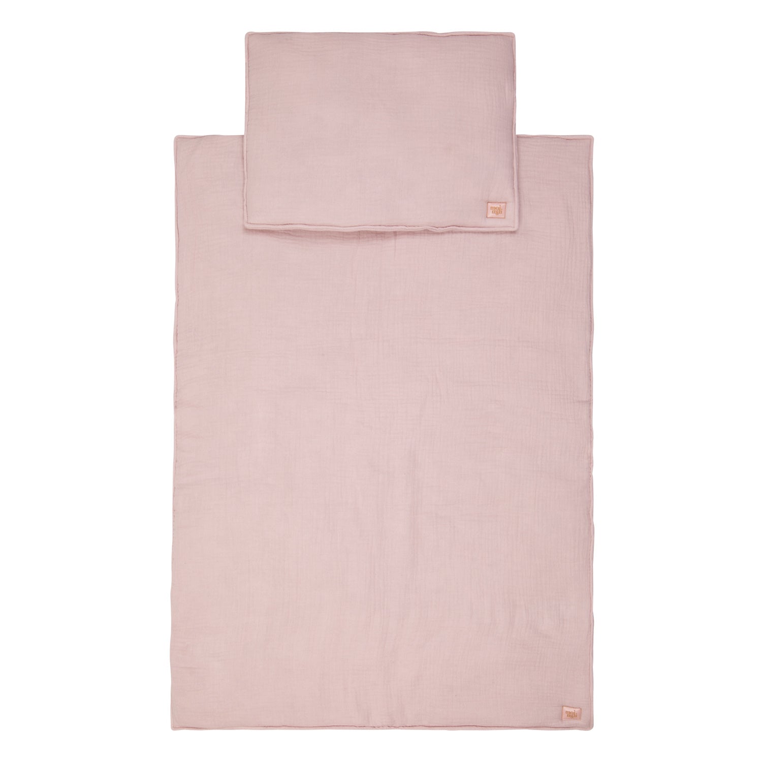 moimili Musselin-Kinderdecken-Set "Baby Pink" - Das perfekte Geschenk für glückliche Babys in der Farbe Baby Pink