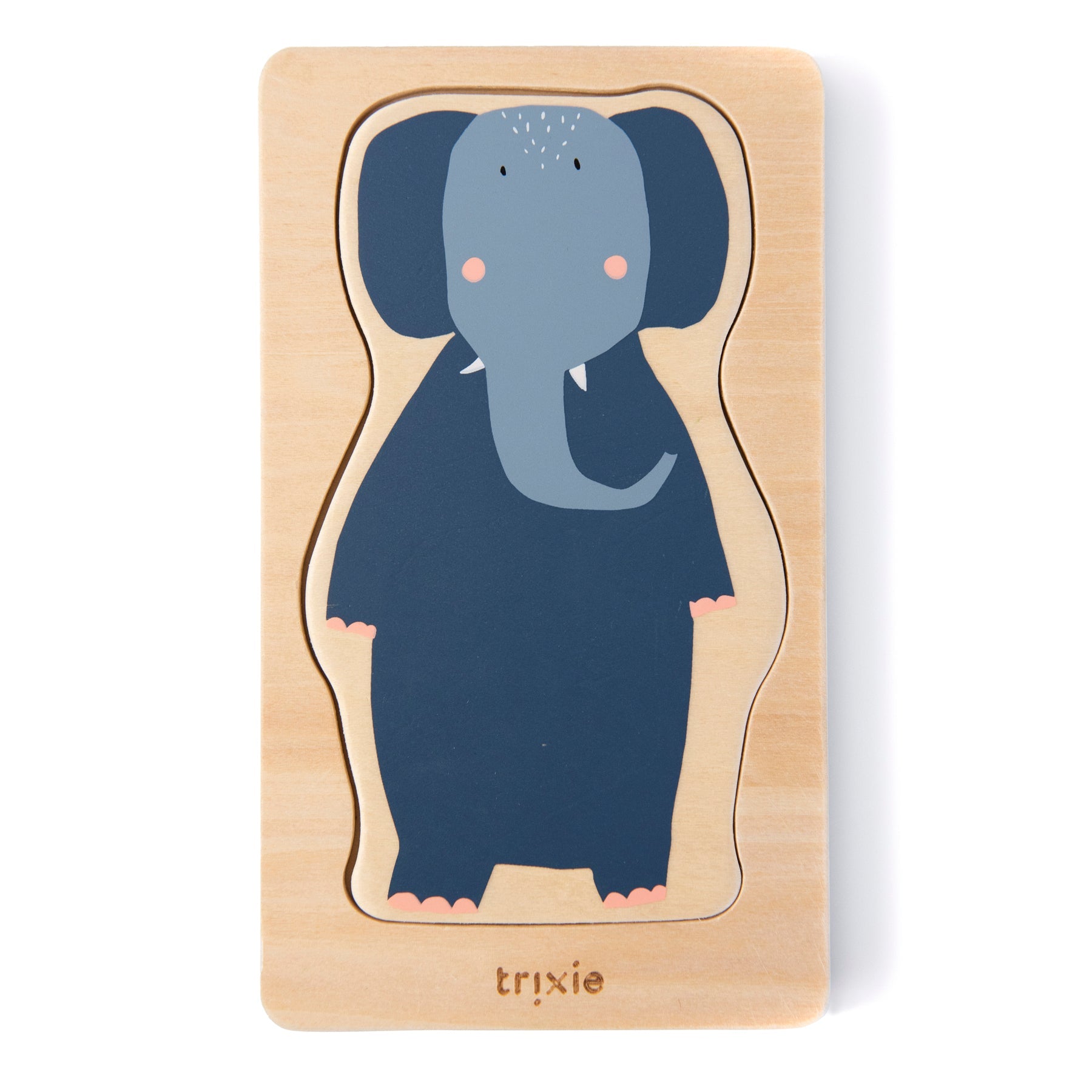 Trixie Das ultimative Holzpuzzle-Abenteuer: Mrs. Elephant's Tierentdeckungsreise! 🐘✨