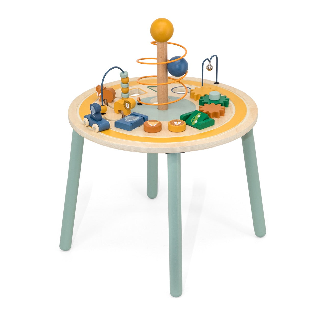 Trixie Zauberhafter Holzspieltisch mit Tieren - für kleine Entdecker! 🐻🦁🦊🦉🦒