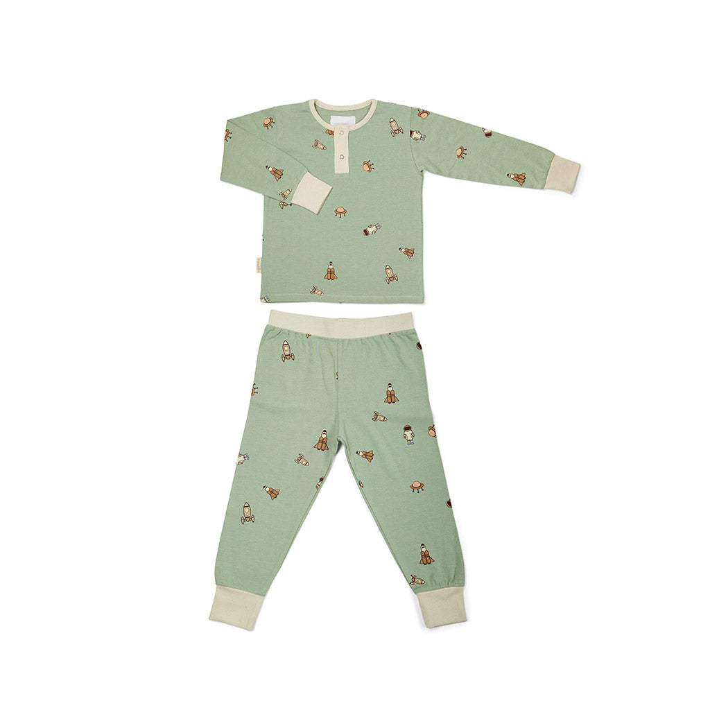 nuuroo Kinder-Schlafanzug aus weicher Bio-Baumwolle