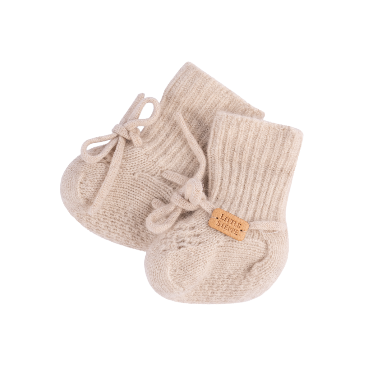 Little Steppe Zuzu 0-6 Monate Baby Kaschmir-Schuhe für warme Füße