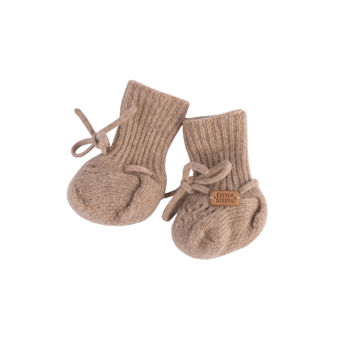 Little Steppe Zuzu 0-6 Monate Baby Kaschmir-Schuhe für warme Füße
