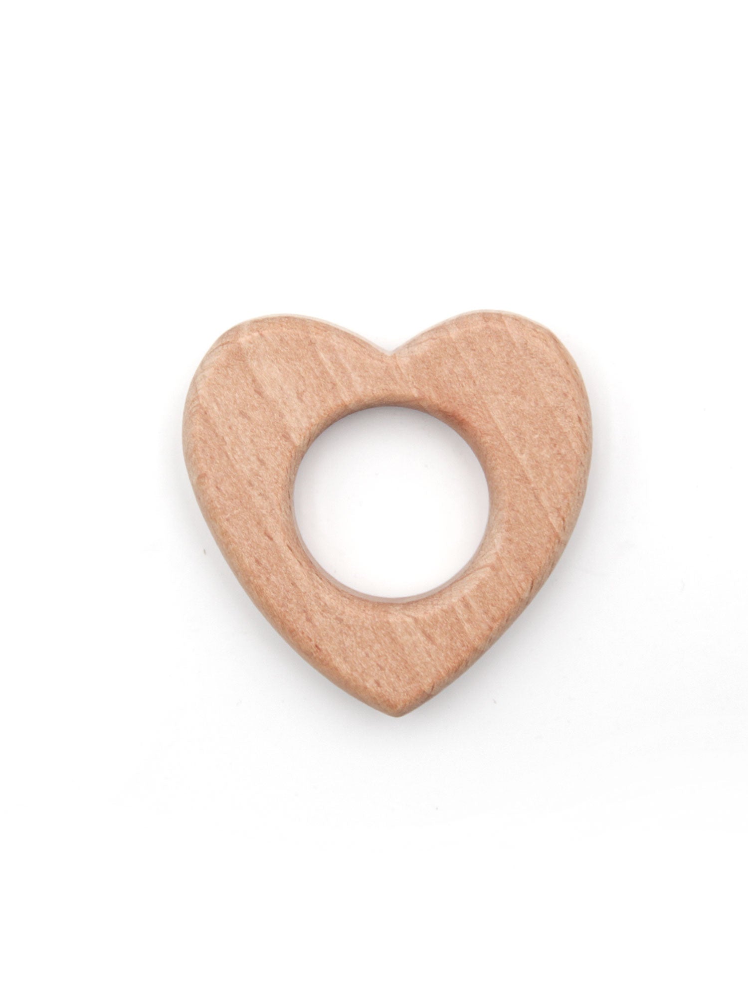 Kristin Weiss Manufaktur Buchen holz || Heart naturbelassen