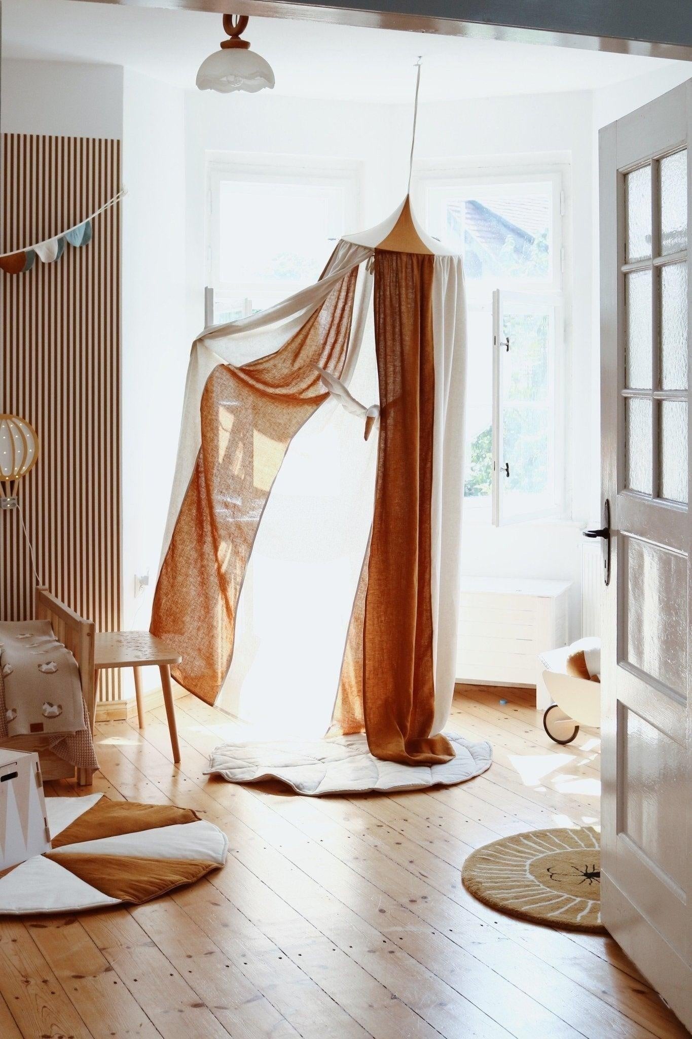 moimili Überdachung "Caramel Circus" - Stilvolle Accessoires für das Kinderbett