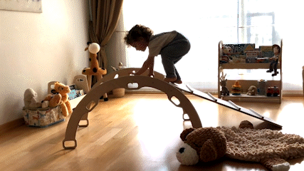 kidodido Kinder Spielzeug aus Holz - 3-teiliges Kletterset