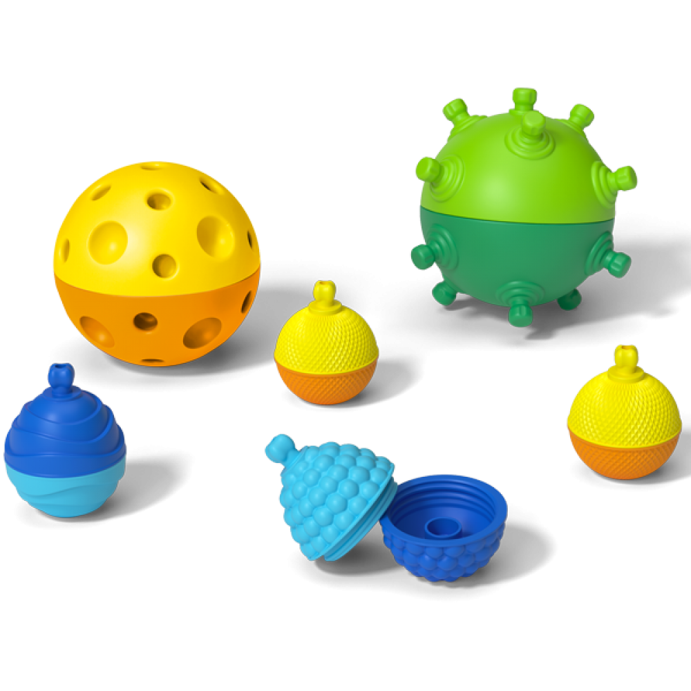 Lalaboom Sensory Balls & Beads - Develops sensory skills.