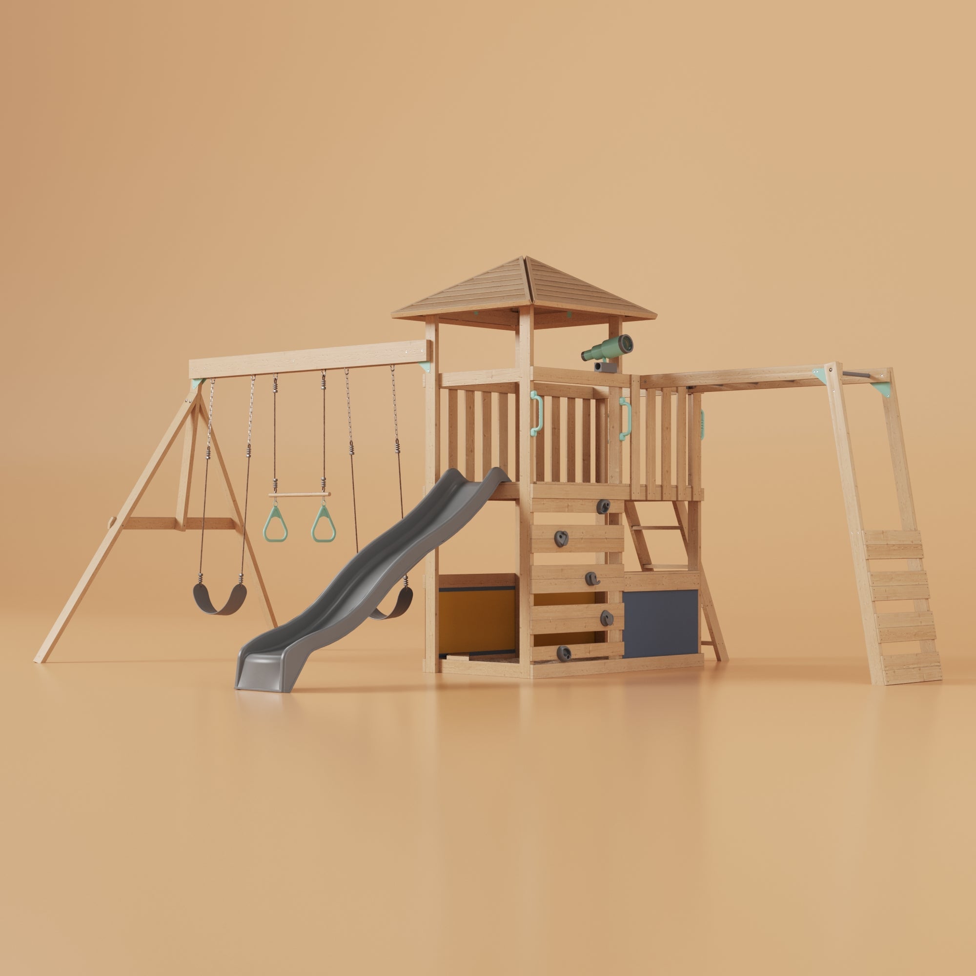 Petit Seal Happy Hangout Spielturm: Spielvergnügen dein Garten wird zum Abenteuerspielplatz